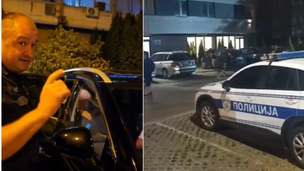 Policija privodi muškarca u Novom Sadu