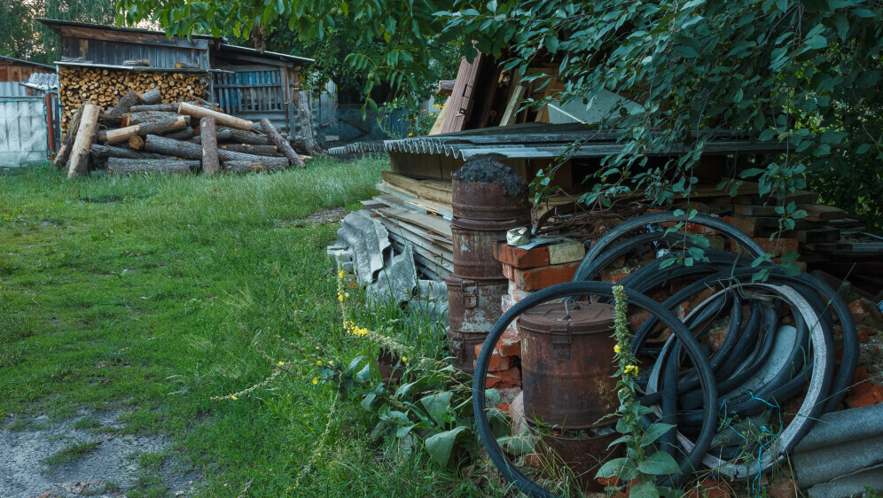 Ilustracija; Dvorište