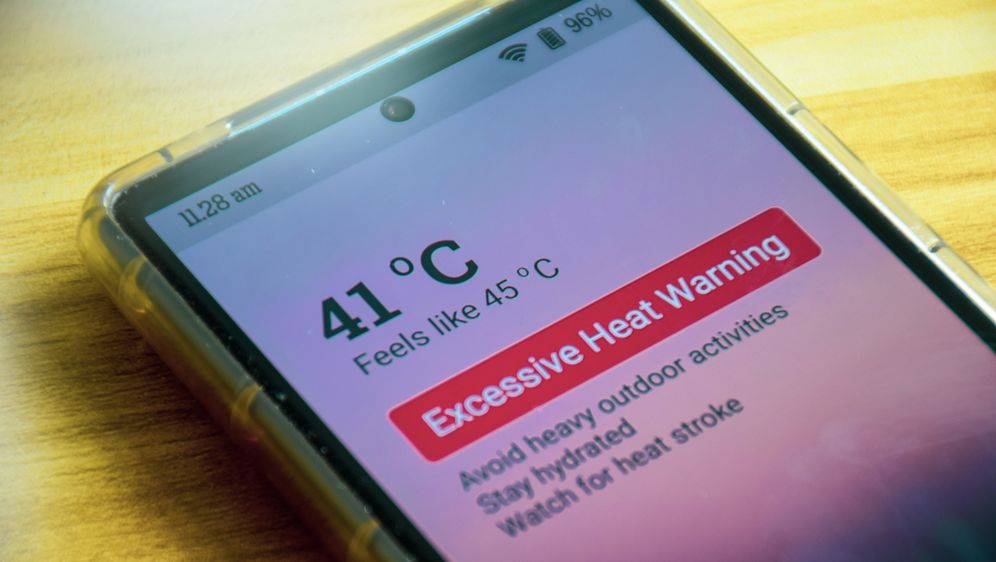 Visoka temperatura, ilustracija