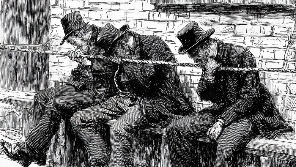 Spavanje na konopima/Ilustracija