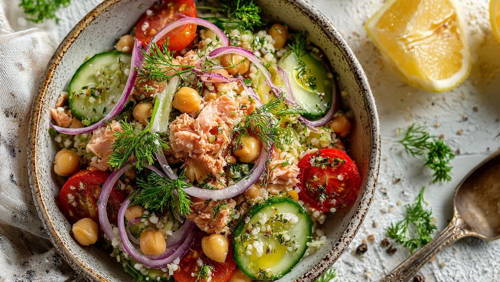 Salata od bulgura i tune