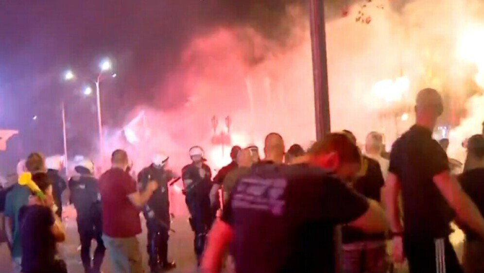 Prosvjed u Vrbasu, screenshot