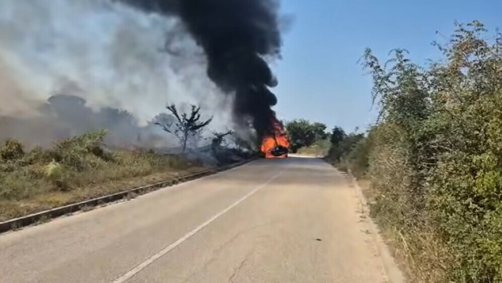 Požar kamiona, screenshot