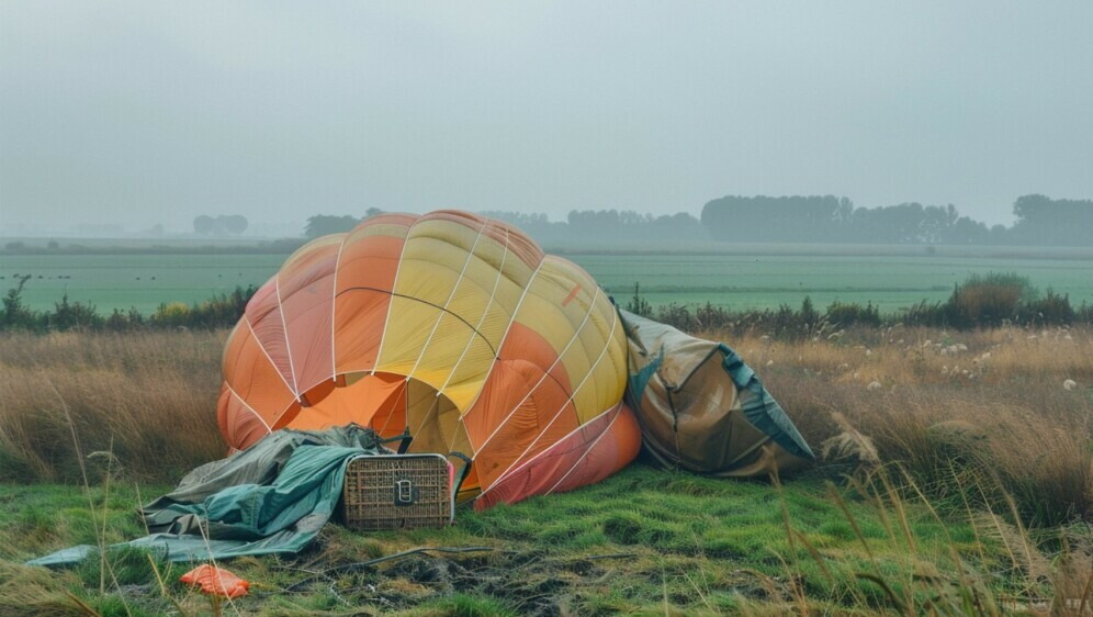 Nesreća balona na vrući zrak (AI)