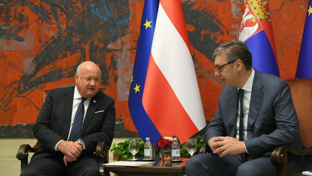 Christian Stocker i Aleksandar Vučić