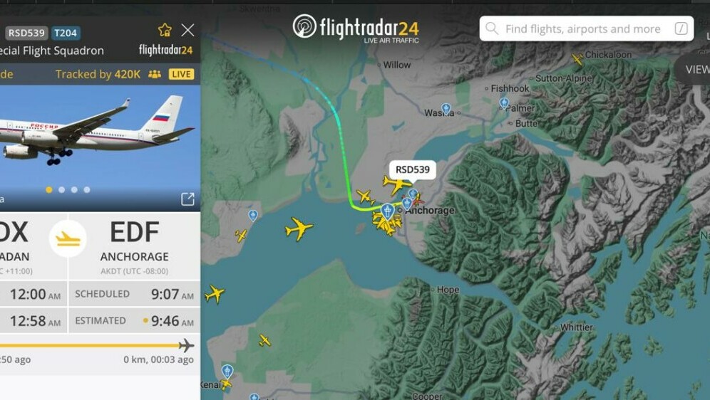 Let ruske delegacije