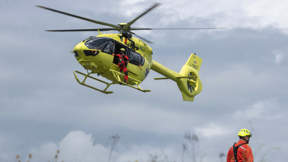 Spašavanje helikopterom, ilustracija