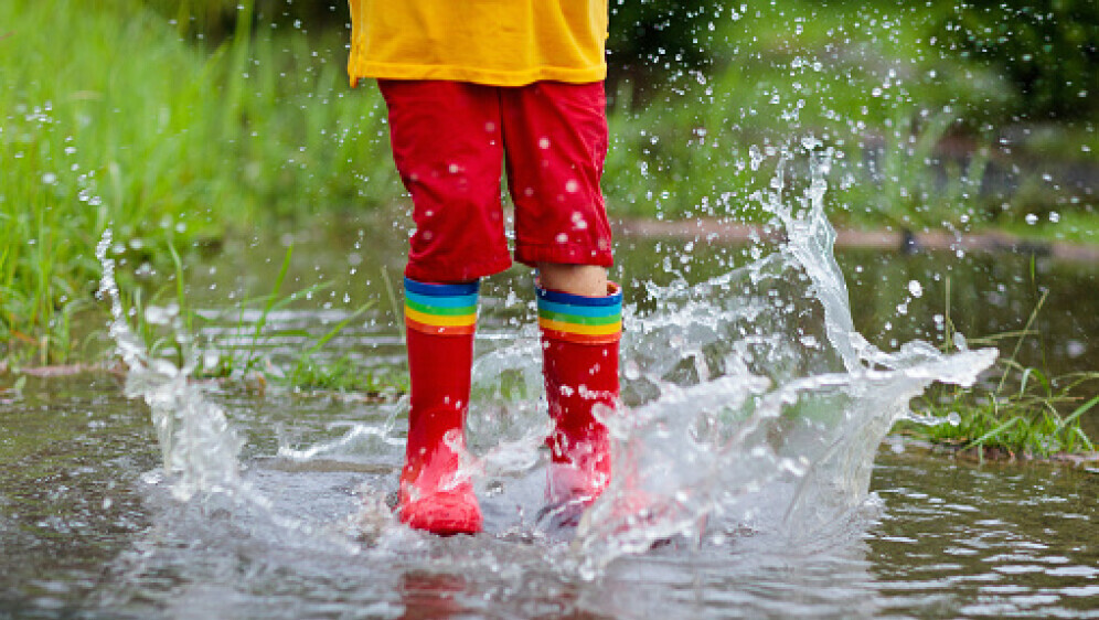 Kiša ljeti, ilustracija