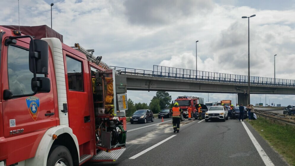 Prometna nesreća na zagrebačkoj obilaznici