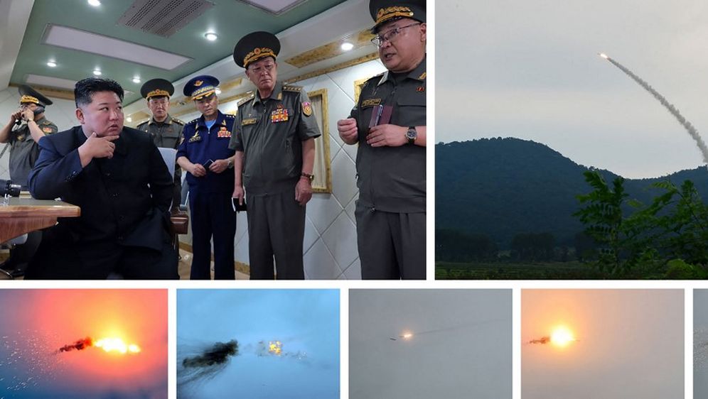 Sjevernokorejsko testiranje dva nova protuzračna projektila