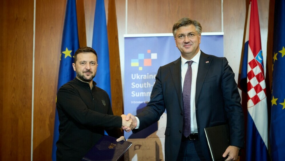 Andrej Plenković i Volodimir Zelenski