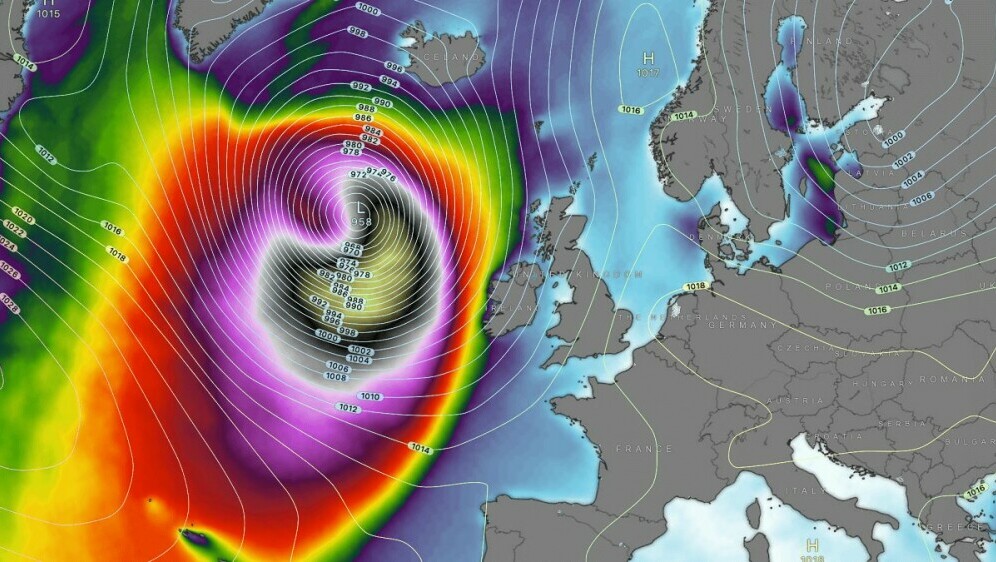 Uragan Erin stiže prema Europi