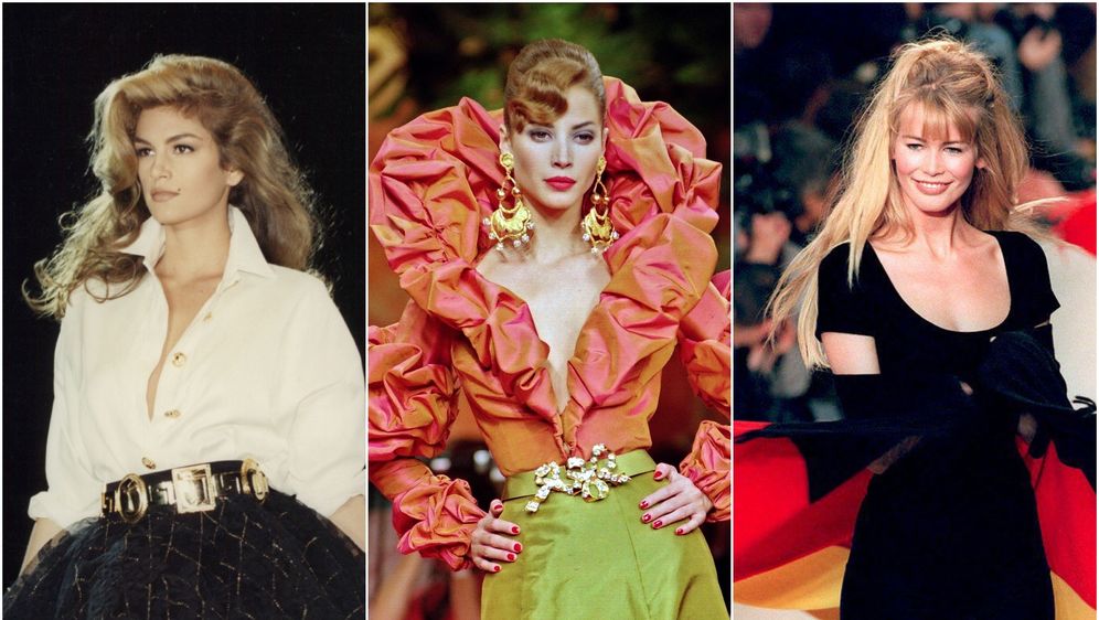 Cindy Crawford, Christy Turlington i Claudia Schiffer