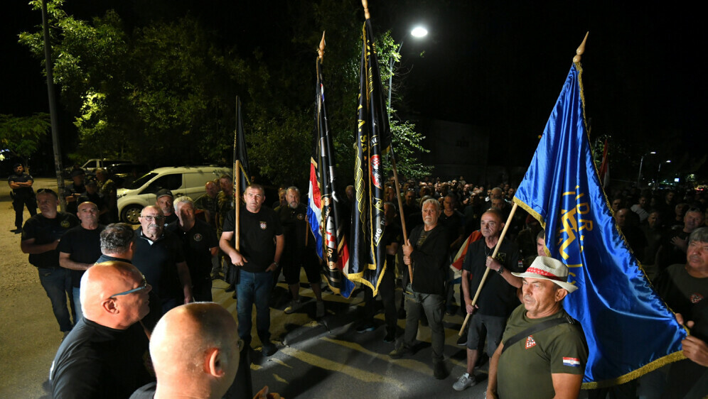 Prosvjed branitelja u Benkovcu - 3