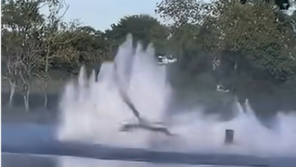 Pad vatrogasnog helikoptera u Francuskoj