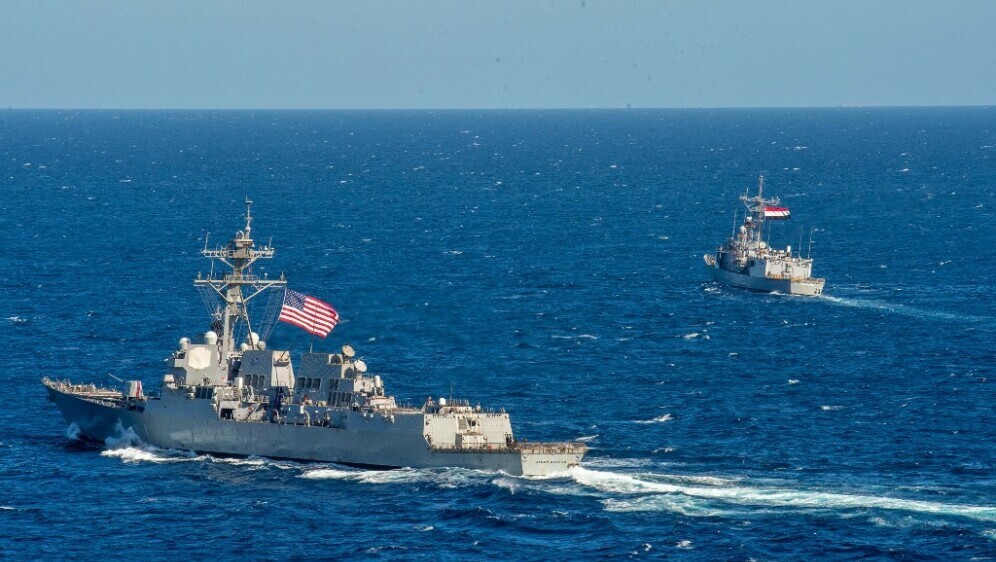 Američka mornarica uz obalu Venezuele 2022.