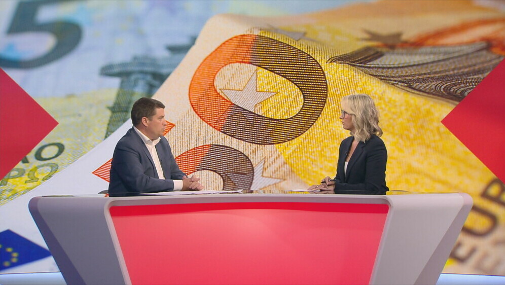 Oleg Butković i Sabina Tandara Knezović, reporterka Dnevnika Nove TV