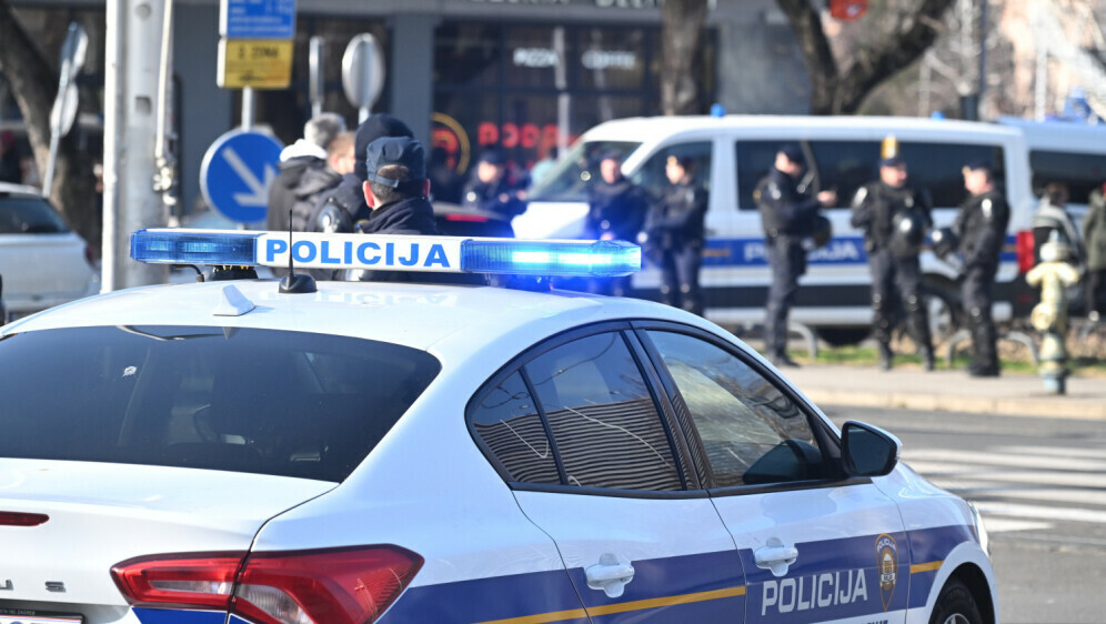 Policija u Zagrebu, ilustracija