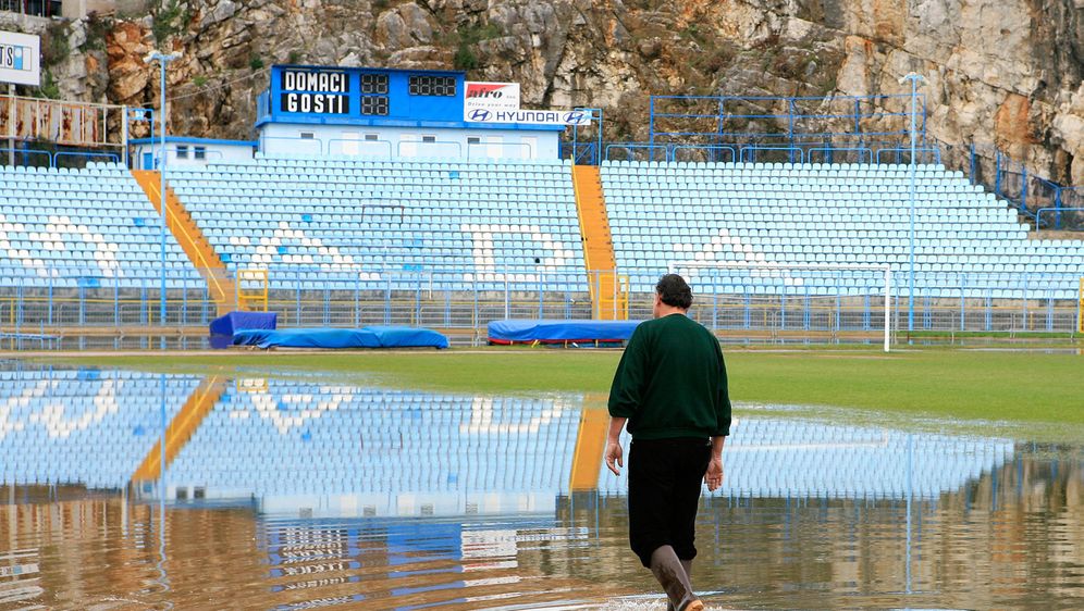 Kantrida nakon jednih od poplava u prošlosti