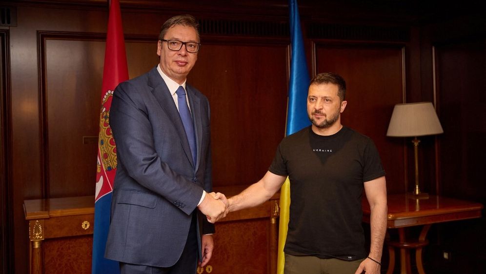 Aleksandar Vučić i Volodimir Zelenski