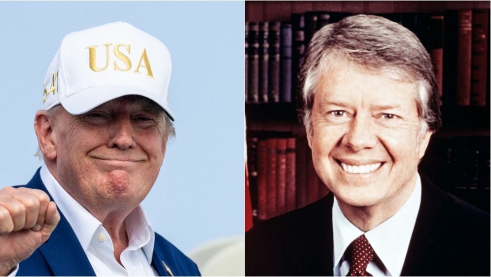 Donald Trump i Jimmy Carter