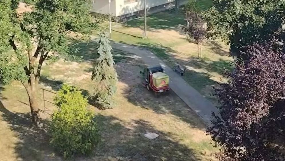 Košnja trave po vrućini
