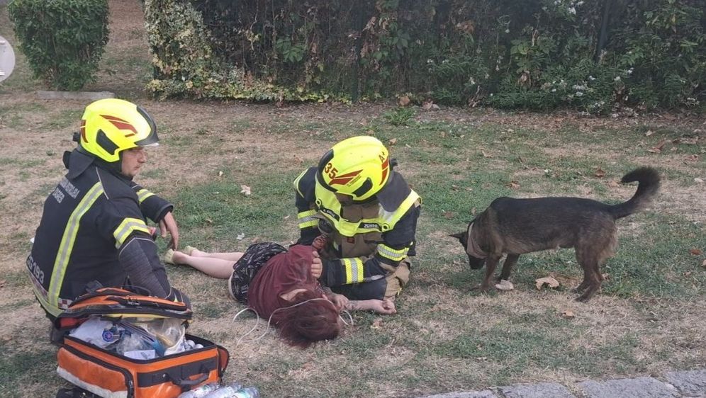 Zagrebački vatrogasci spasili mladu ženu