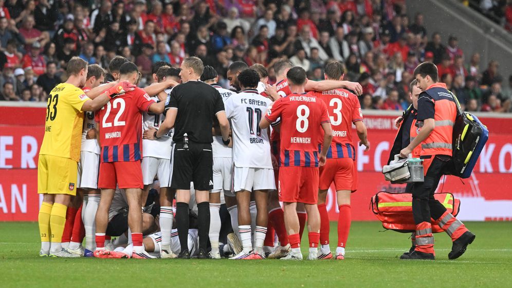 Igrači na utakmici Bayern - Heidenheim