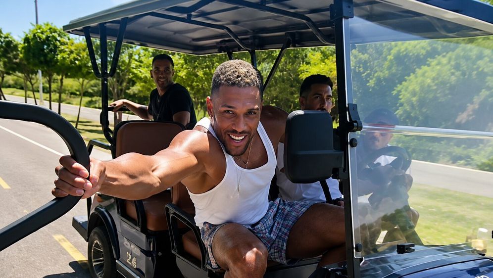 Joshua divljao u vozilima za golf