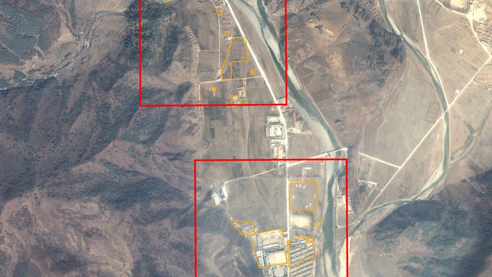 Satelitske snimke logora za političke zatvorenike u Sjevernoj Koreji iz 2011. (Foto: AFP)