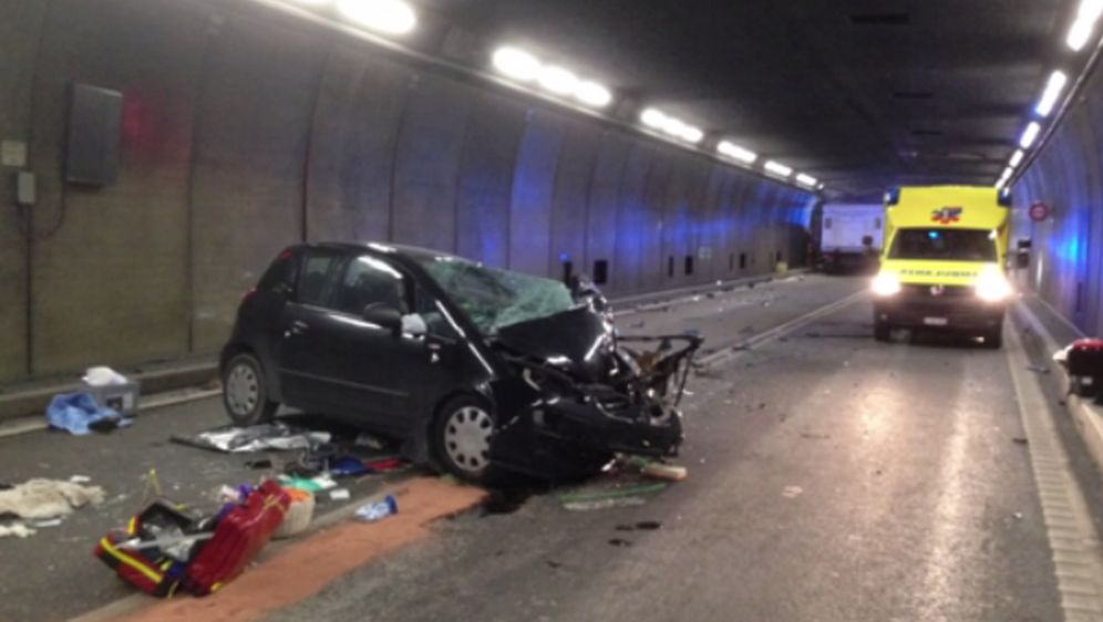 Nesreća u tunelu Gotthard (Screenshot APTN)