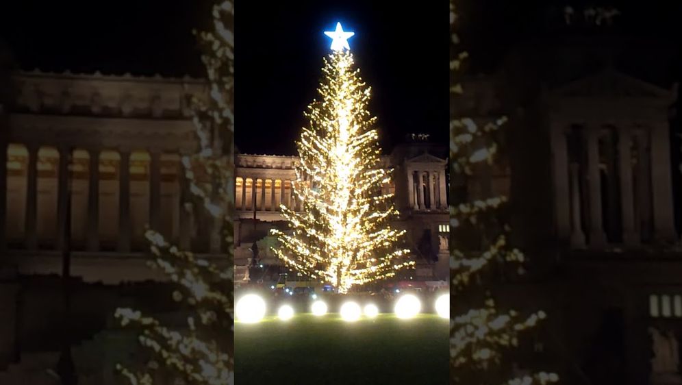 Rimsko božićno drvce dobilo je nadimak Šugavko (FOTO: Screenshot)
