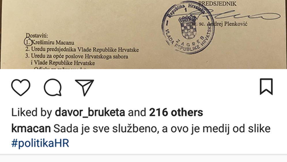 Krešmir Macan imenovan za posebnog savjetnika u Vladi (Foto: Instagram)