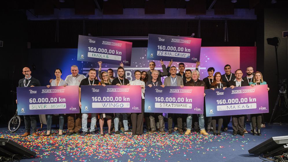 Nagrađeni startupovi na Zagreb Connectu (Foto: ZICER)