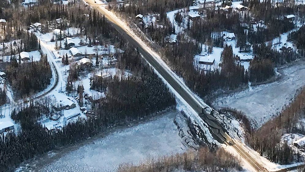 Posljedice potresa na Aljasci (Foto: AFP)