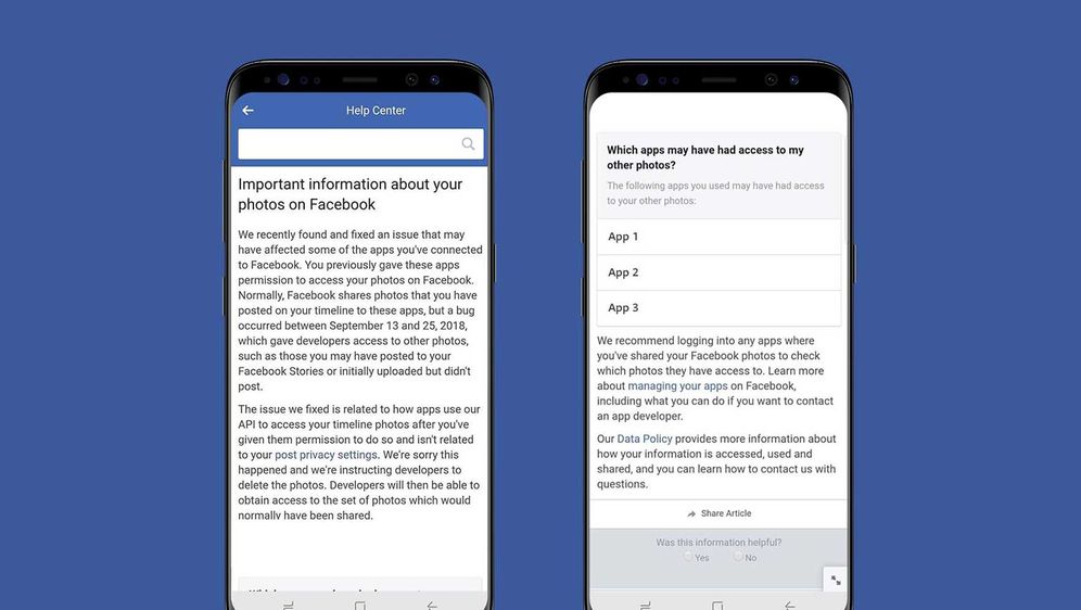 Facebook obavijest (Foto: Facebook)