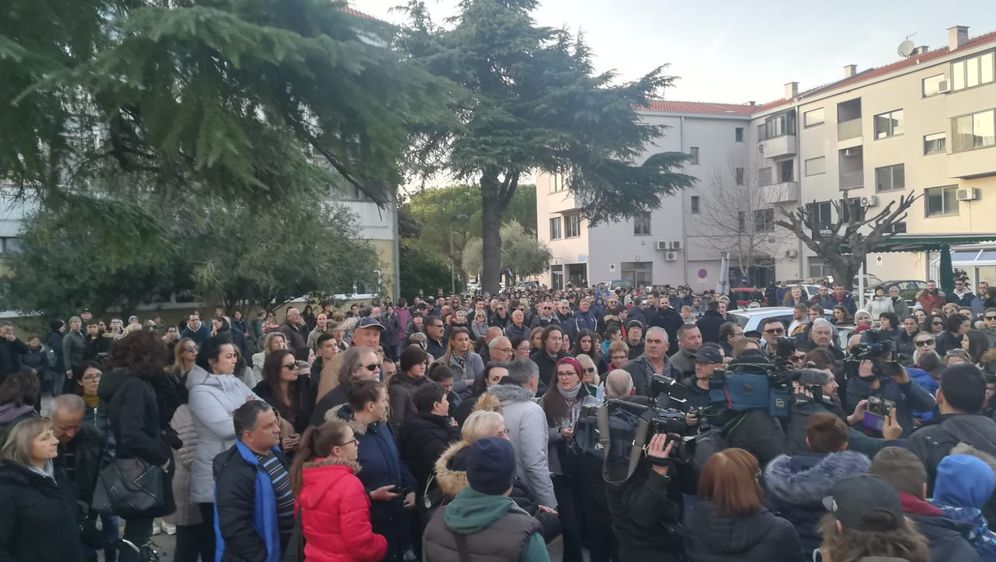 Prosvjed u Metkoviću (Foto: Dnevnik.hr)