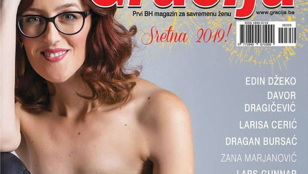 Naslovnica magazina Gracija s Martinom Mlinarević Soptom