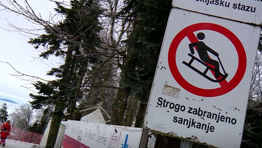 Strogo zabranjeno sanjkanje
