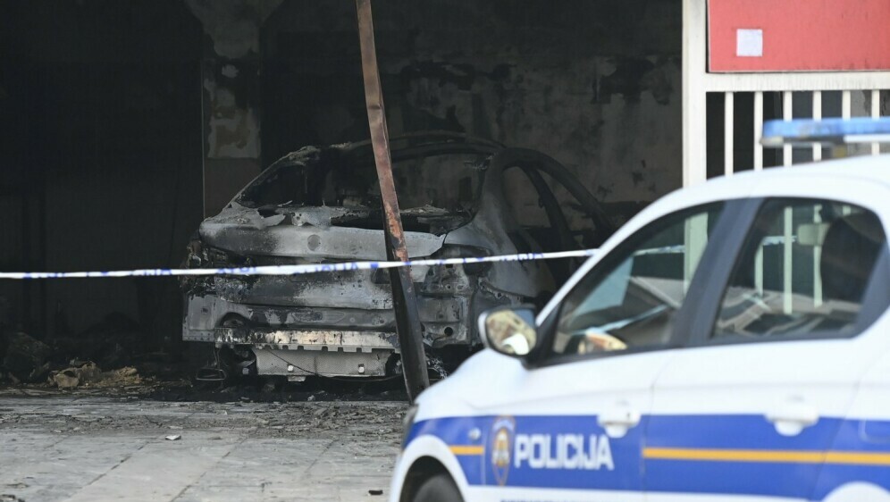 U Zagrebu izgorio automobil