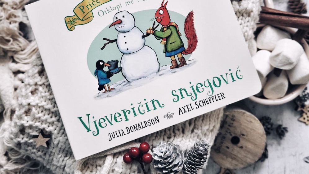 Vjeveričin snjegović, Julia Donaldson i Axel Scheffler