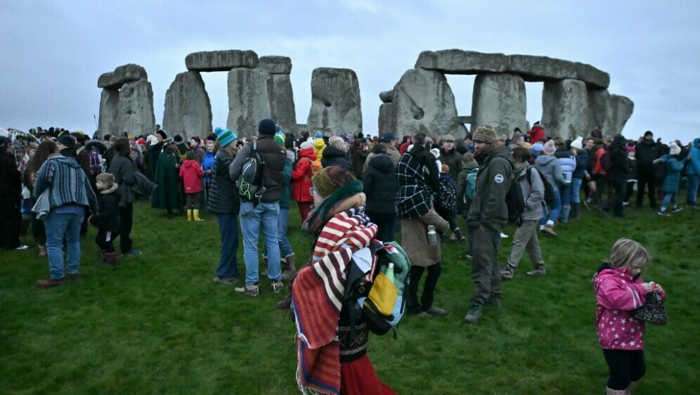 Proslava zimskog solisticija kod Stonehengea