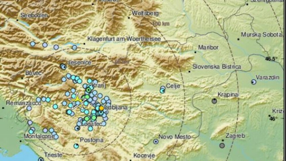 Potres u Sloveniji