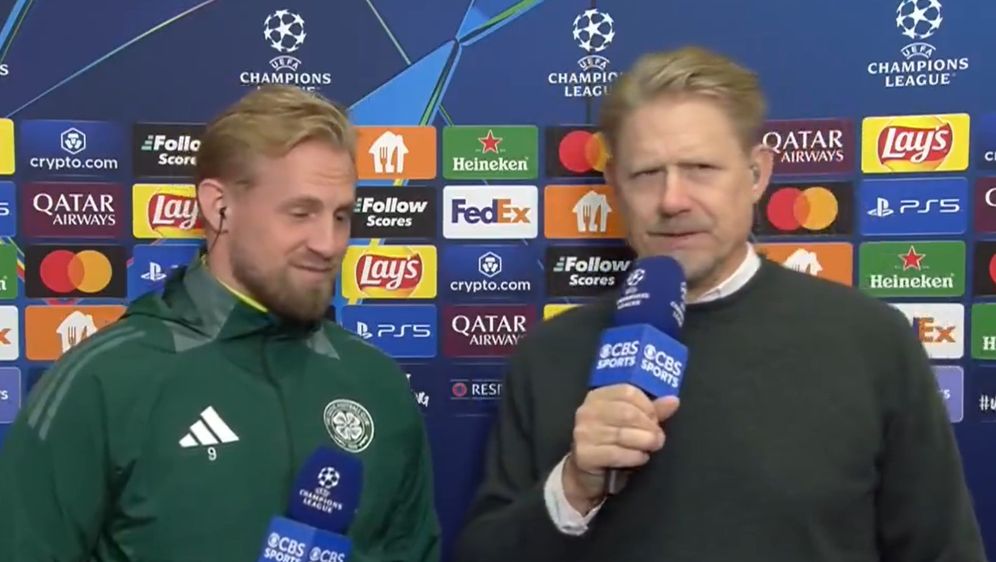 Kasper i Peter Schmeichel