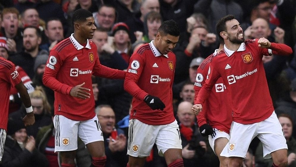 Marcus Rashford, Casemiro i Bruno Fernandes