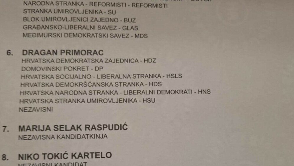 Glasački listić