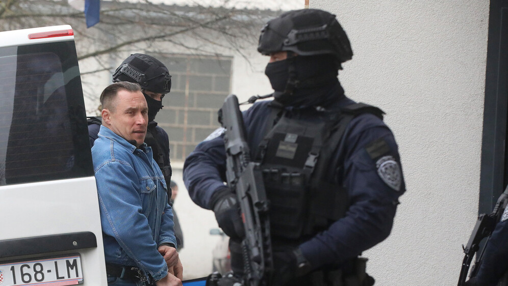 Srđan Mlađan doveden na sud - 1