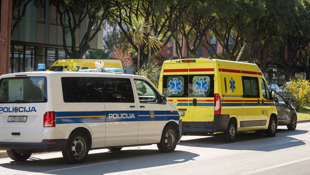 Policija i hitna pomoć, ilustracija