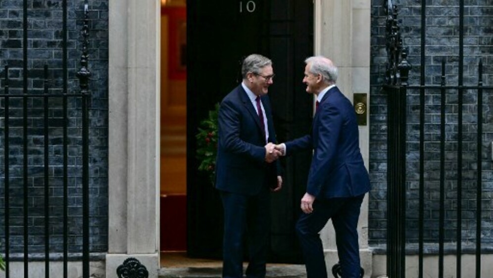 Keir Starmer i Jonas Store