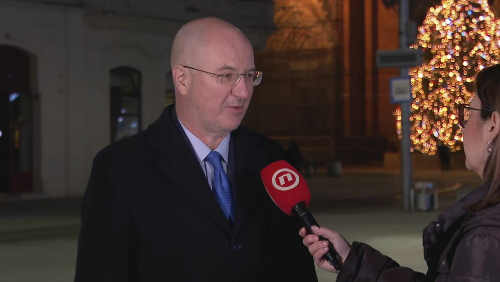 Mario Radić i Marina Bešić Đukarić, reporterka Dnevnika Nove TV